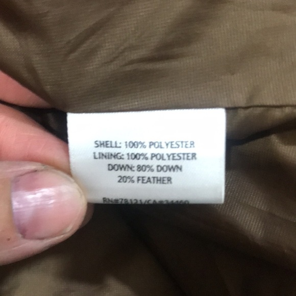 Eileen Fisher Brown 80% Down Filled Satin Shine Puffer Jacket size M - Picture 8 of 10